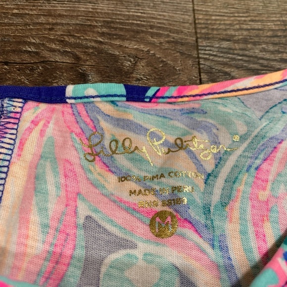 NWOT Lilly Pulitzer 97181 Women's Sz M Marlowe Dress in Going Coastal Print Koi - Picture 3 of 8